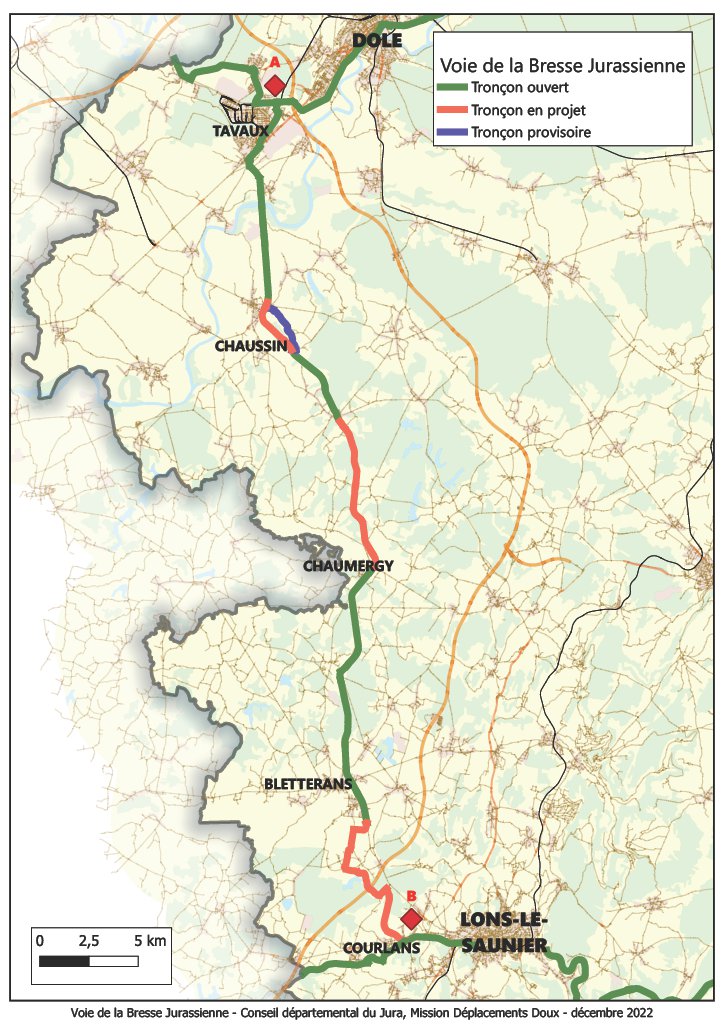 La Voie verte de la Bresse Jurassienne - Villevieux