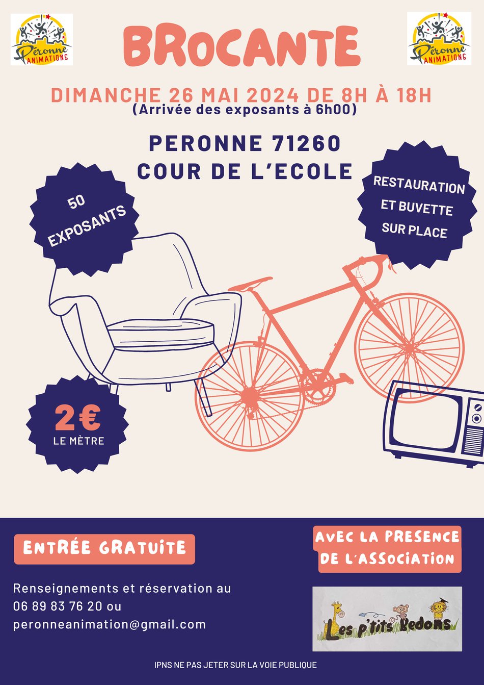 Grande Affiche L'INCROYABLE BROCANTE SPORT – SO FOOT 2024 – Paris – Édition Limitée